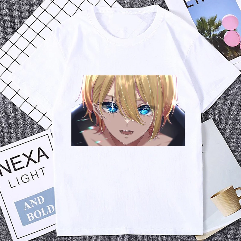 Kawaii Anime Women T shirt Oshi No Ko Hoshino Graphic Short Sleeve T Shirt 2023 Summer - Oshi No Ko Store