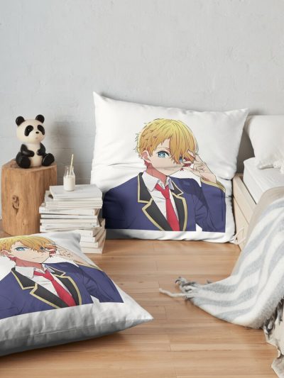 Aqua Hoshino Oshi No Ko Throw Pillow Official Oshi No Ko Merch